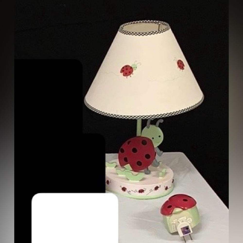 Ladybug lamp and night light